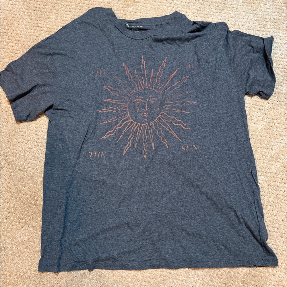 American Eagle Outfitters Charcoal Tee